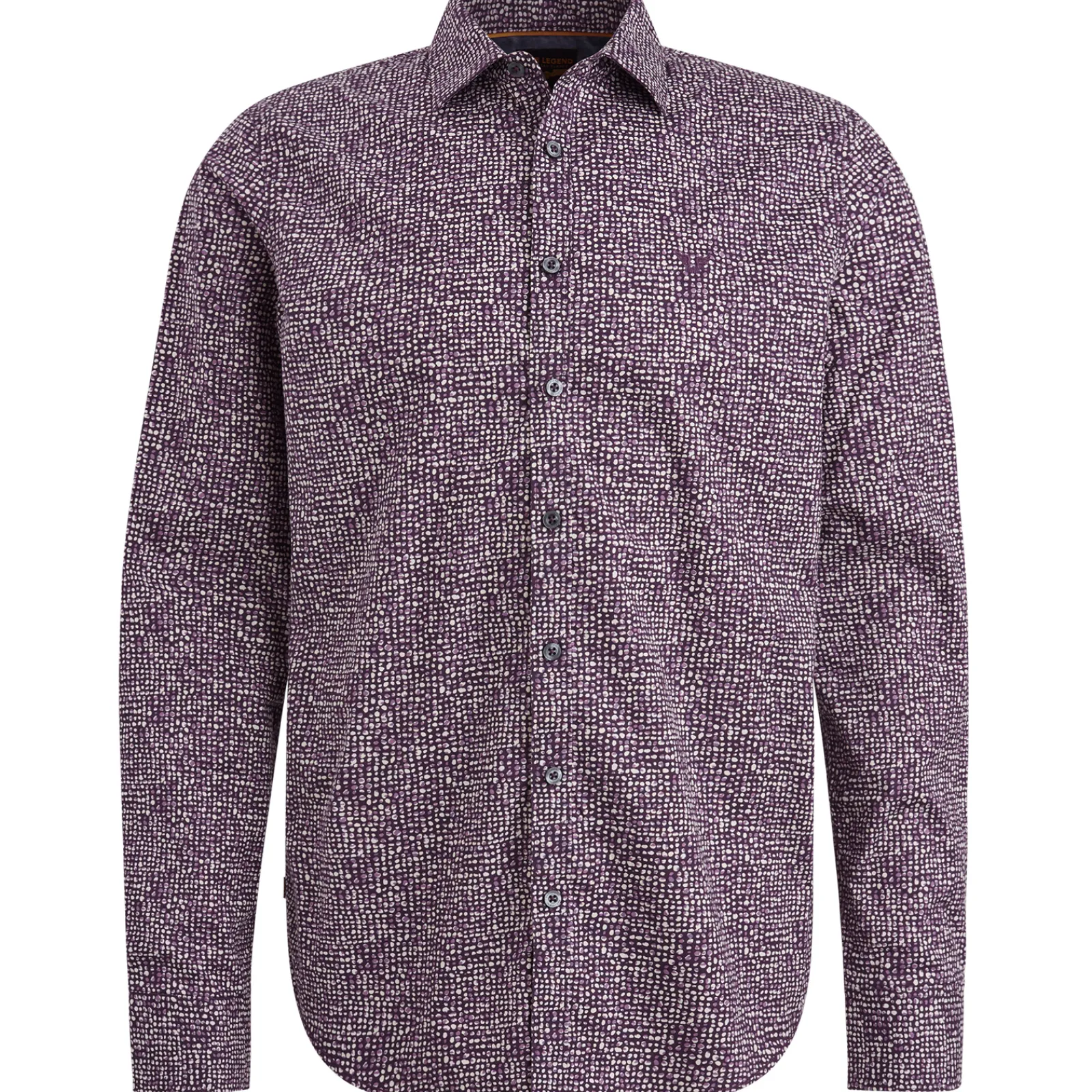 PME Legend Overhemd Van Poplin Katoen Paars Discount