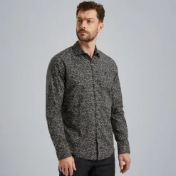 PME Legend Overhemd Van Poplin Katoen Grijs Fashion