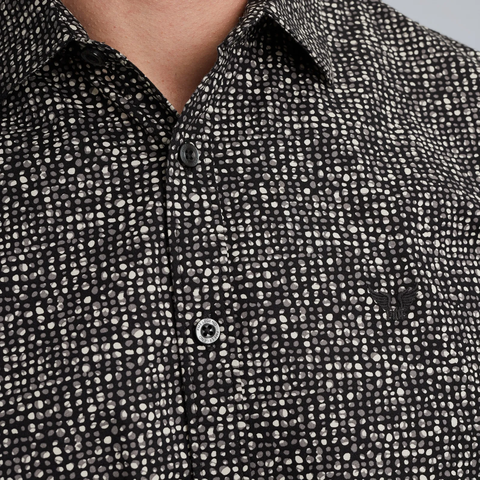 PME Legend Overhemd Van Poplin Katoen Grijs Fashion