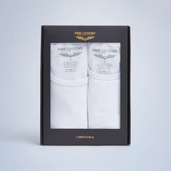 PME Legend 2-Pack Basic T-Shirt Wit Flash Sale