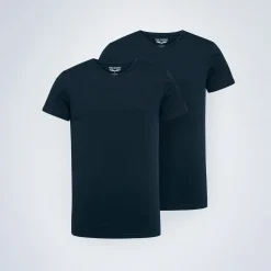 PME Legend 2-Pack Basic T-Shirt Blauw Sale