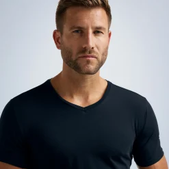 PME Legend 2-Pack Basic T-Shirt Blauw Sale