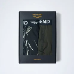PME Legend 2-pack Boxershorts Groen Sale