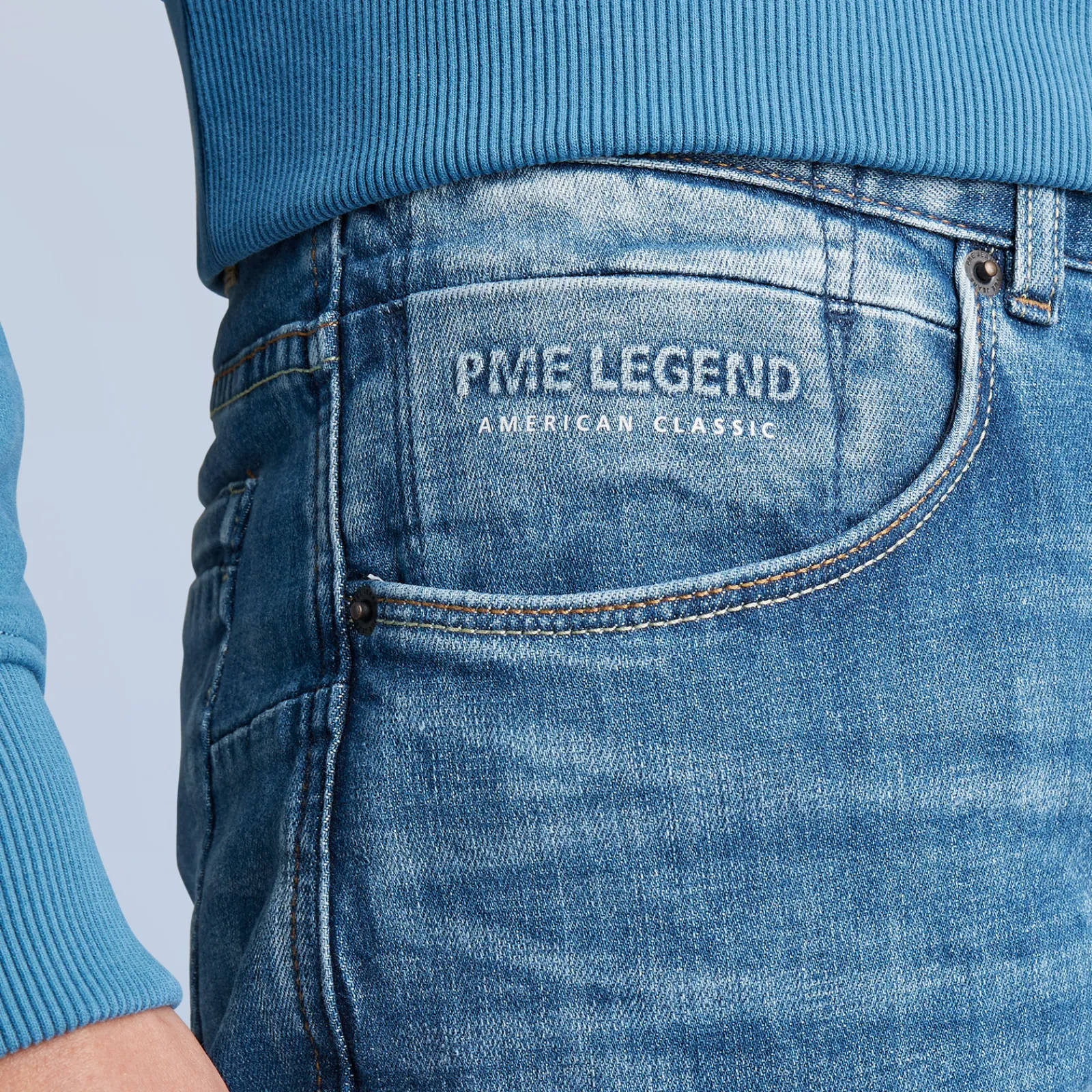 PME Legend Nightflight Regular Fit Jeans Blauw Fashion