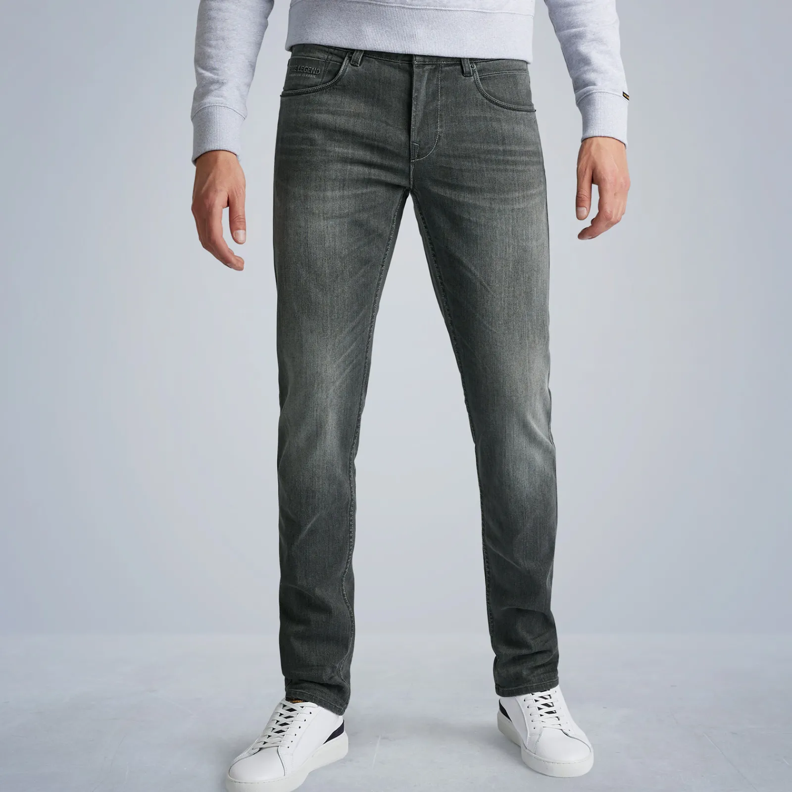 PME Legend Nightflight Regular Fit Jeans Grijs Hot