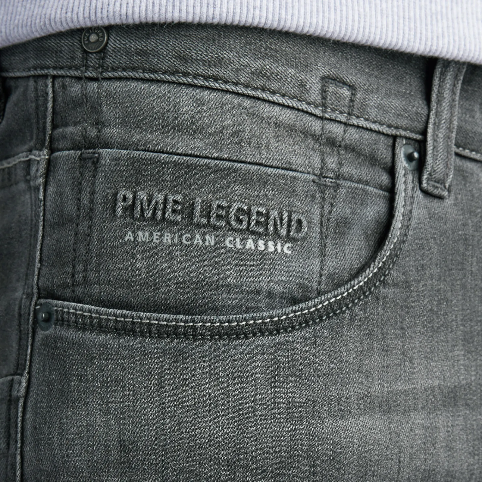PME Legend Nightflight Regular Fit Jeans Grijs Hot