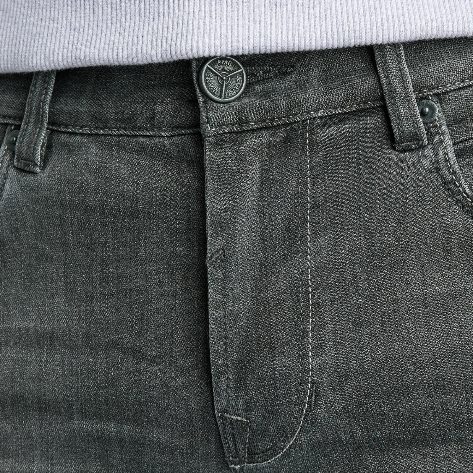 PME Legend Nightflight Regular Fit Jeans Grijs Hot