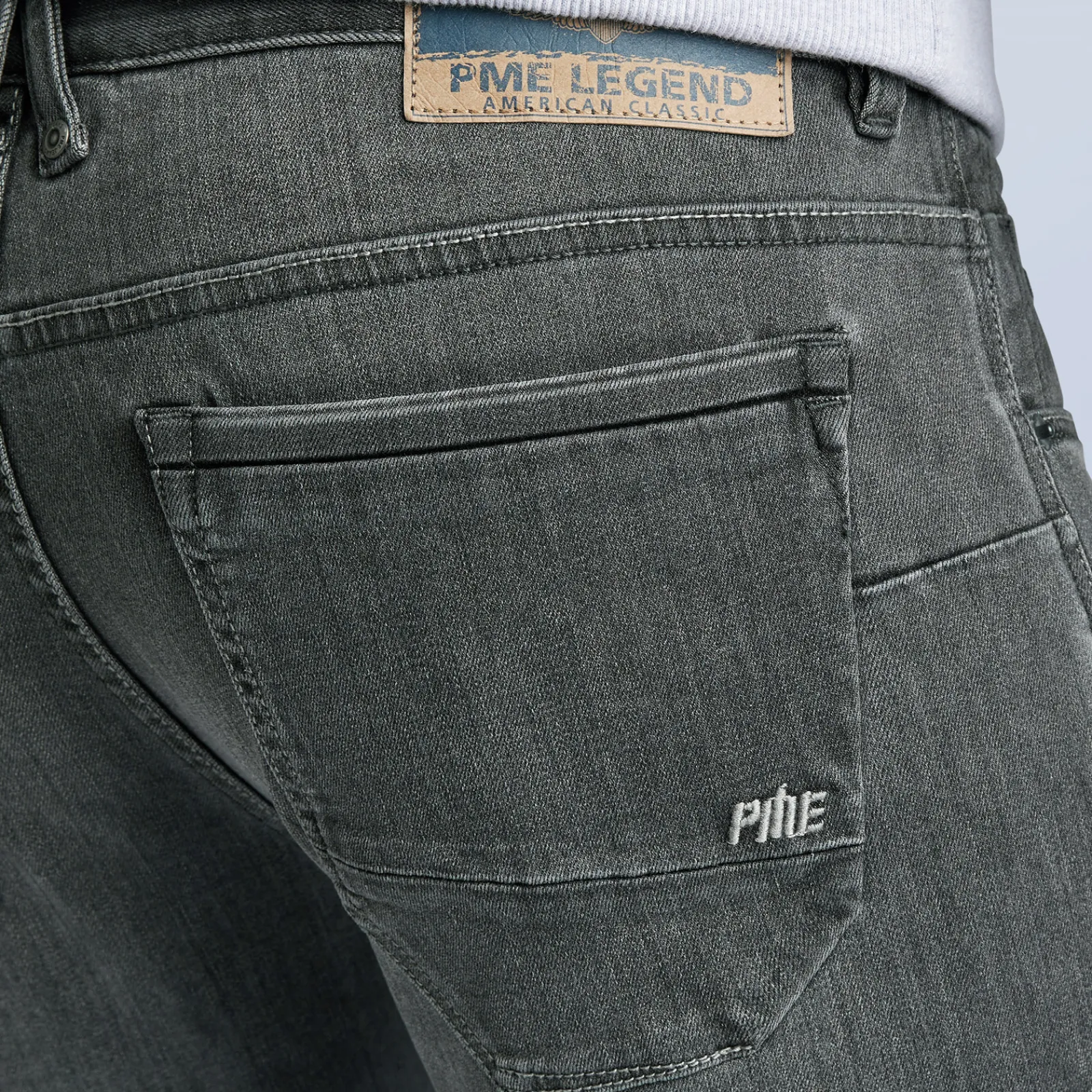 PME Legend Nightflight Regular Fit Jeans Grijs Hot