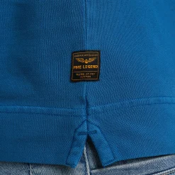 PME Legend Polo Met Lange Mouwen Blauw Fashion