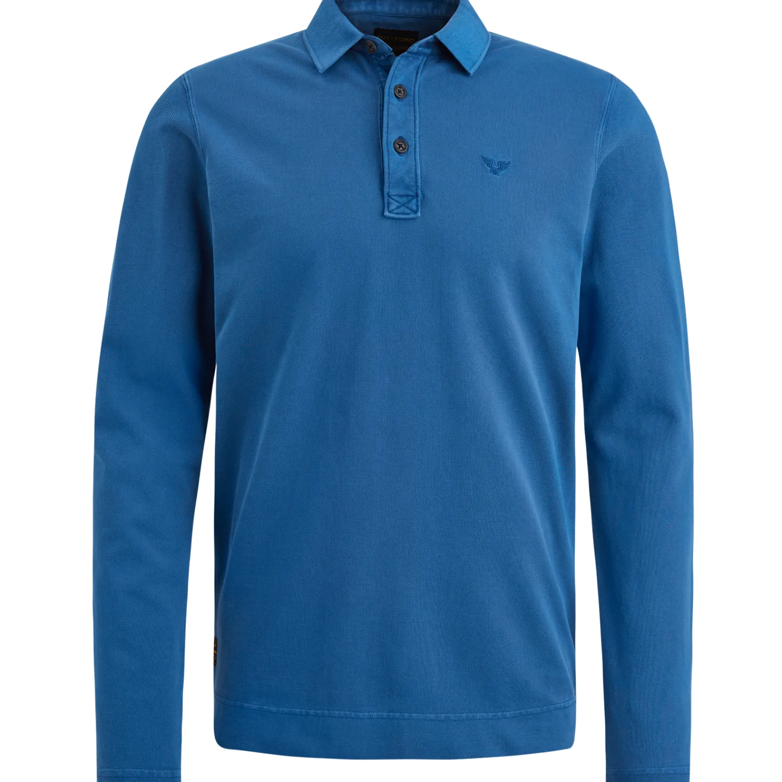 PME Legend Polo Met Lange Mouwen Blauw Fashion