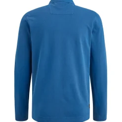 PME Legend Polo Met Lange Mouwen Blauw Fashion
