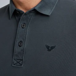 PME Legend Polo Met Lange Mouwen Blauw Best Sale