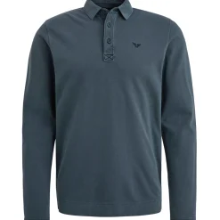 PME Legend Polo Met Lange Mouwen Blauw Best Sale