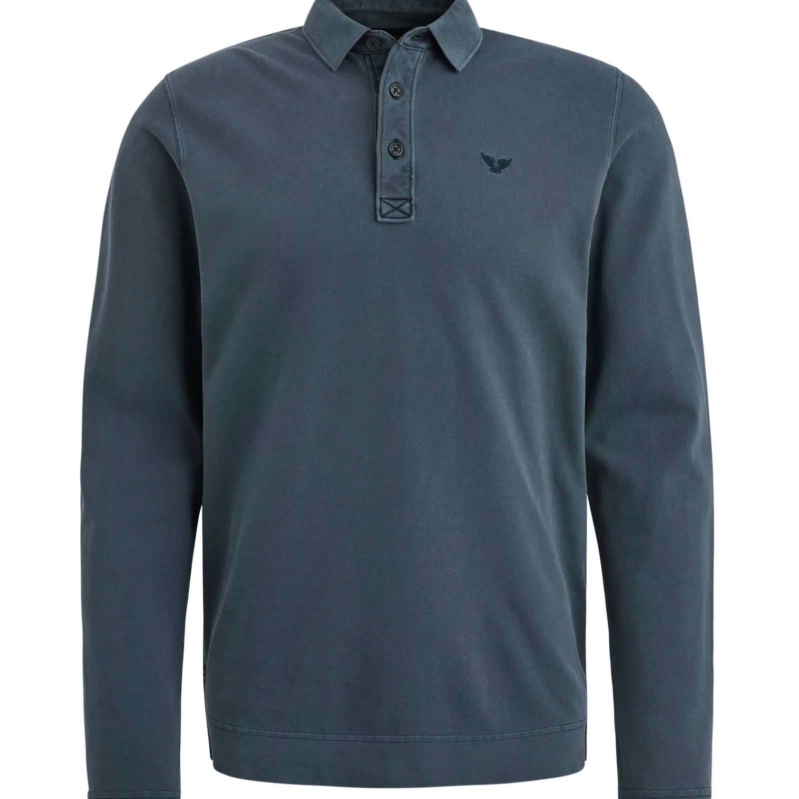 PME Legend Polo Met Lange Mouwen Blauw Best Sale