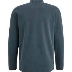 PME Legend Polo Met Lange Mouwen Blauw Best Sale