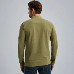 PME Legend Polo Met Lange Mouwen Groen Best Sale