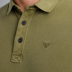 PME Legend Polo Met Lange Mouwen Groen Best Sale