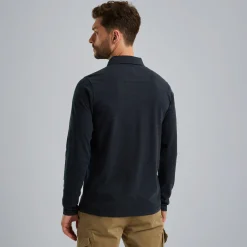 PME Legend Polo Met Lange Mouwen Blauw New