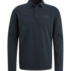 PME Legend Polo Met Lange Mouwen Blauw New
