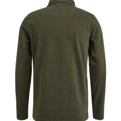PME Legend Polo Met Lange Mouwen Groen Outlet
