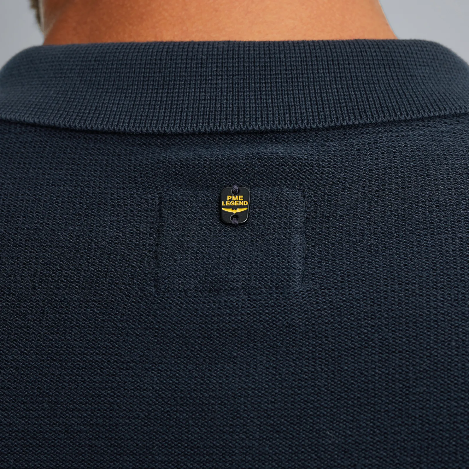 PME Legend Polo Met Lange Mouwen Blauw Best Sale