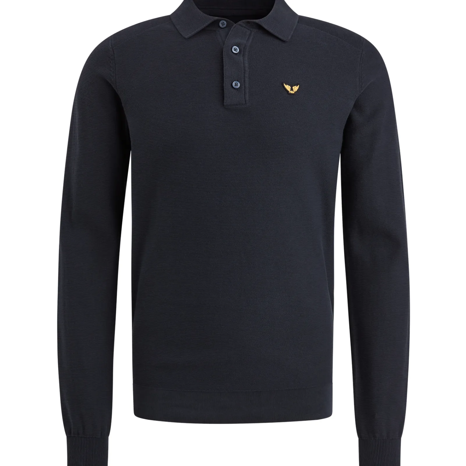PME Legend Polo Met Lange Mouwen Blauw Best Sale