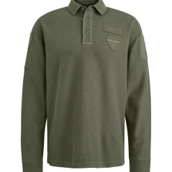 PME Legend Polo Met Lange Mouwen Groen New
