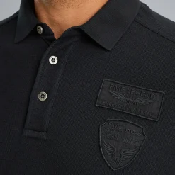 PME Legend Polo Met Lange Mouwen Zwart Best Sale