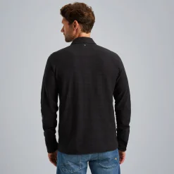 PME Legend Polo Met Lange Mouwen Grijs Outlet