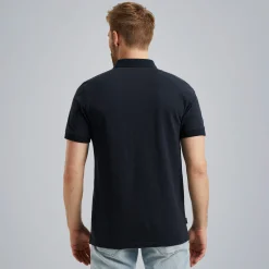 PME Legend Polo Van Slub Piqué Blauw Fashion