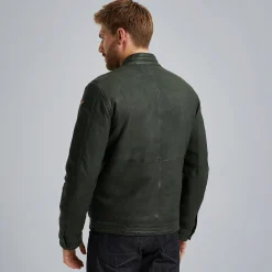 PME Legend Scraper Leren Jas Groen New
