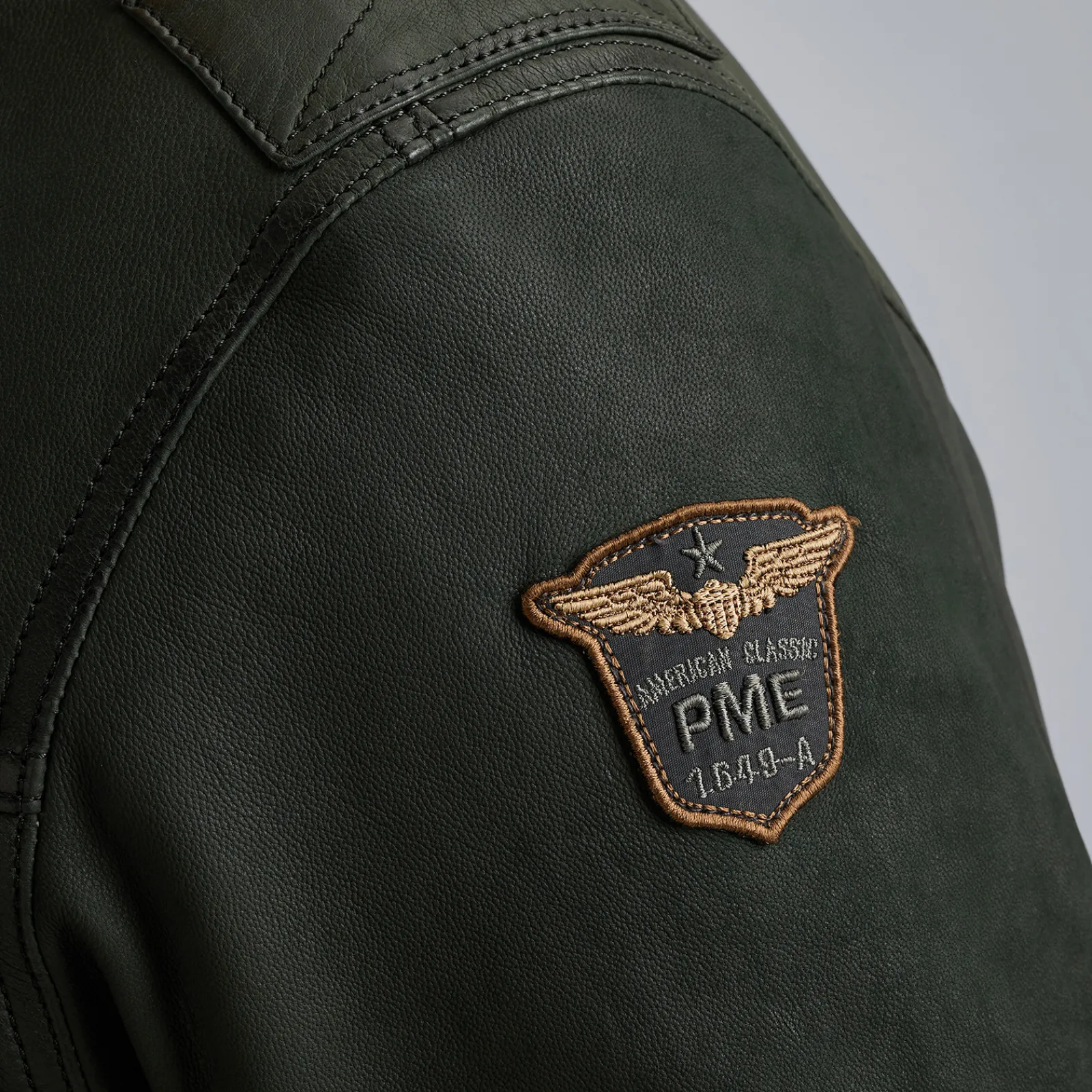PME Legend Scraper Leren Jas Groen New
