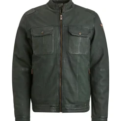 PME Legend Scraper Leren Jas Groen New
