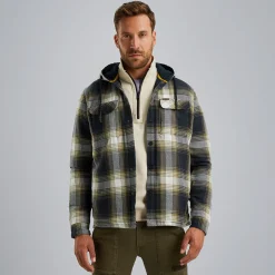 PME Legend Shirt Jacket Met Capuchon Blauw Best