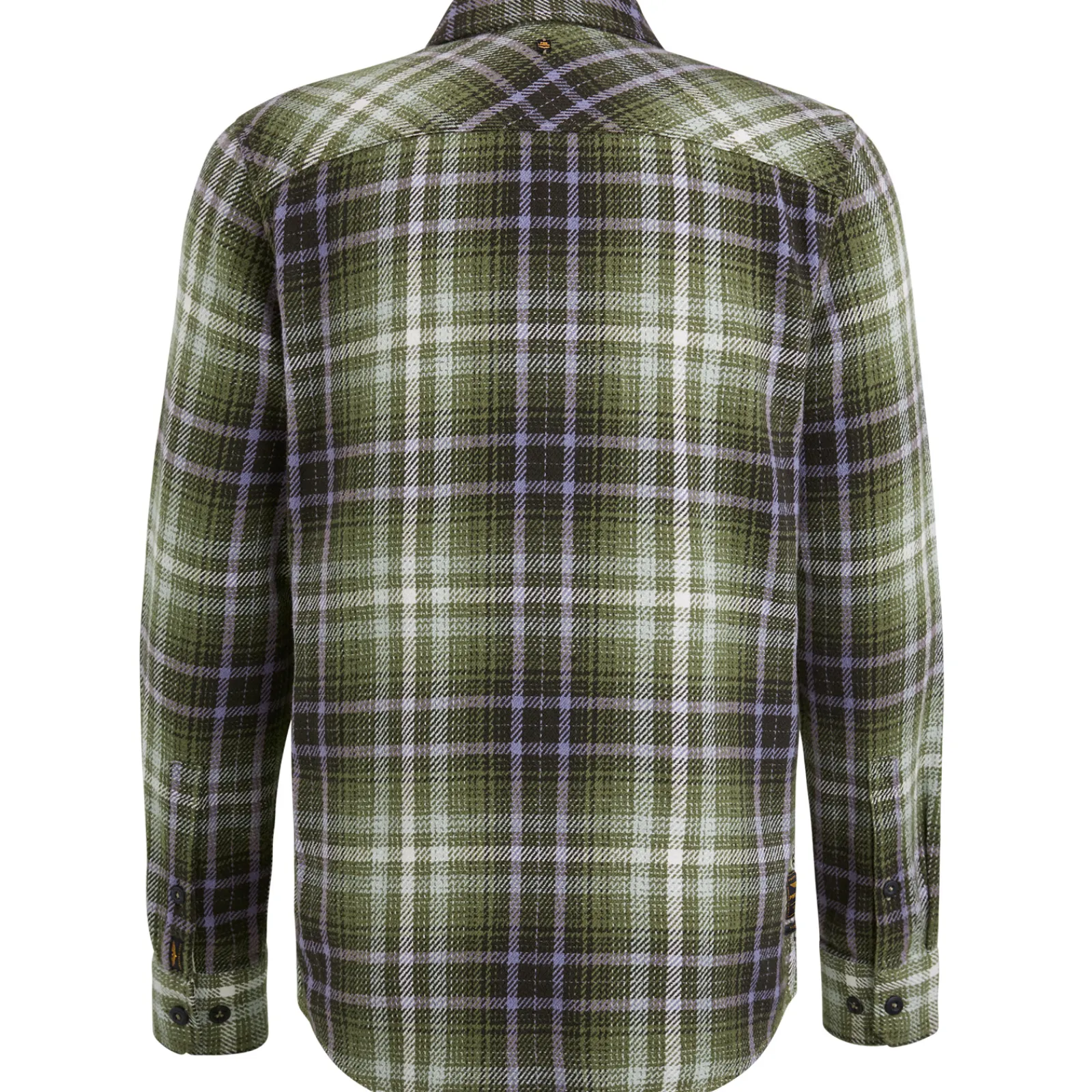 PME Legend Shirt Jacket Met Ruitpatroon Groen Best Sale
