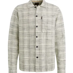 PME Legend Shirt Jacket Met Structuur Beige Cheap
