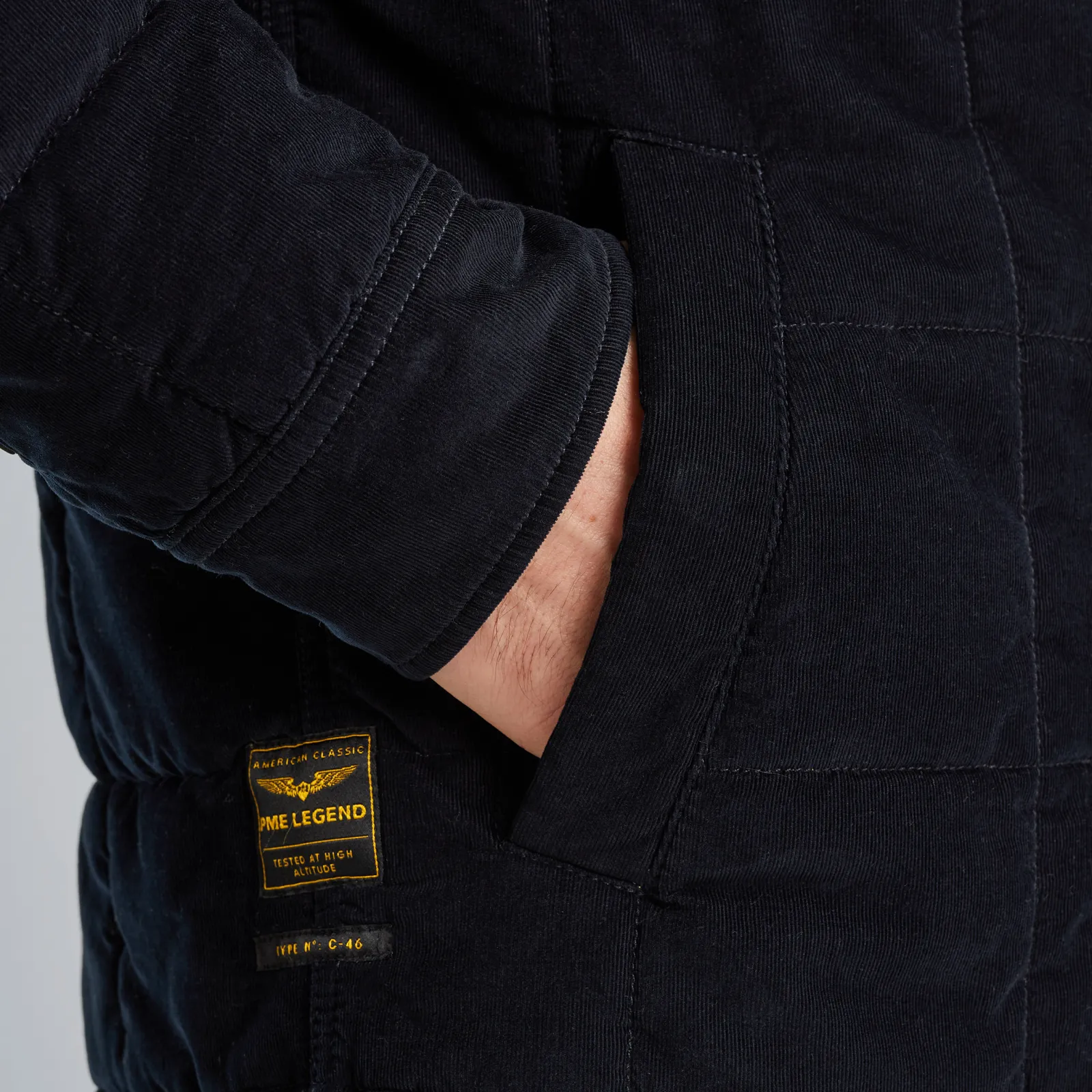 PME Legend Shirt Jacket Van Corduroy Blauw Hot