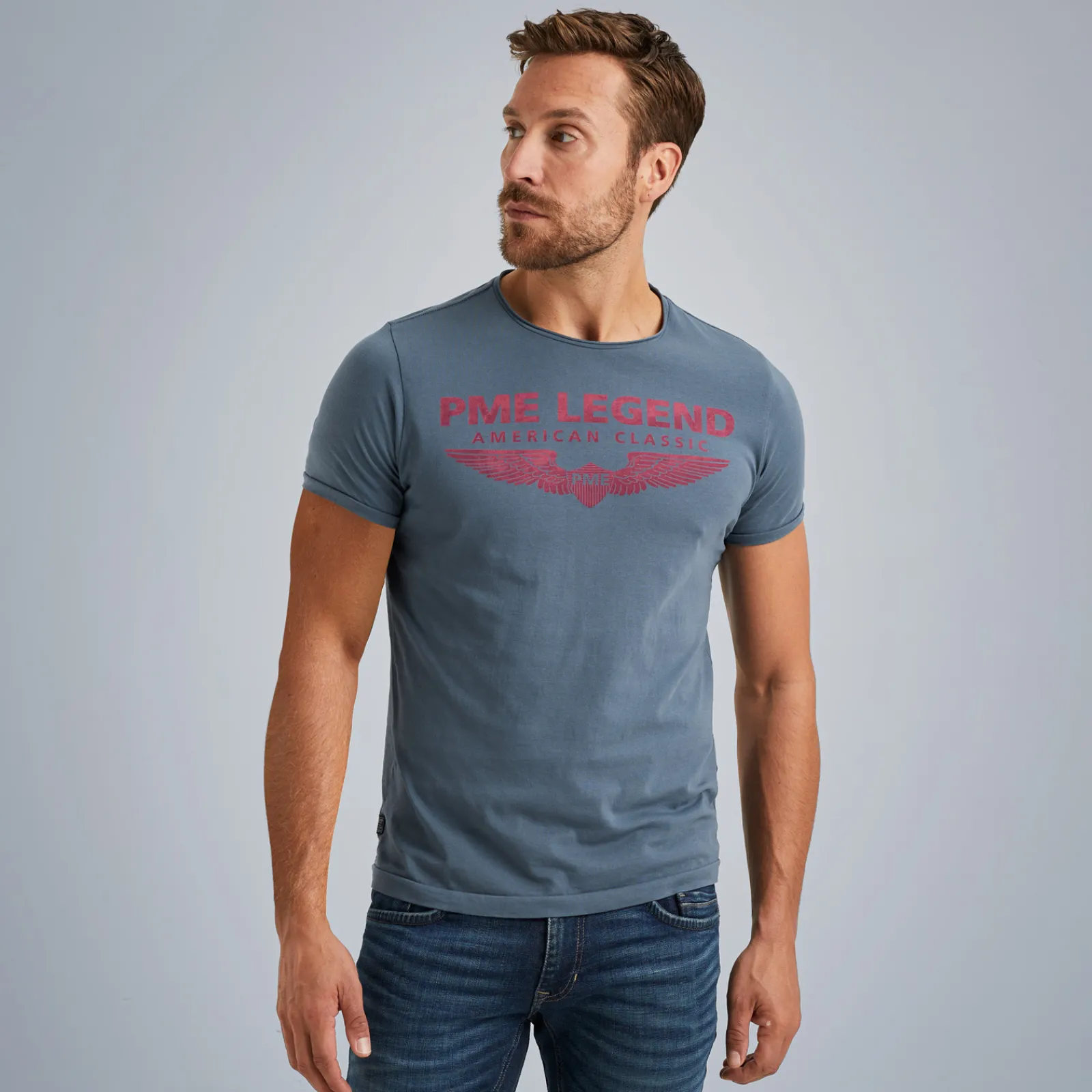 PME Legend Short Sleeve T-shirt Blauw Outlet