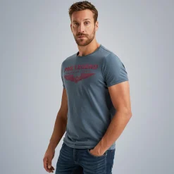 PME Legend Short Sleeve T-shirt Blauw Outlet