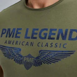 PME Legend Short Sleeve T-shirt Groen Flash Sale