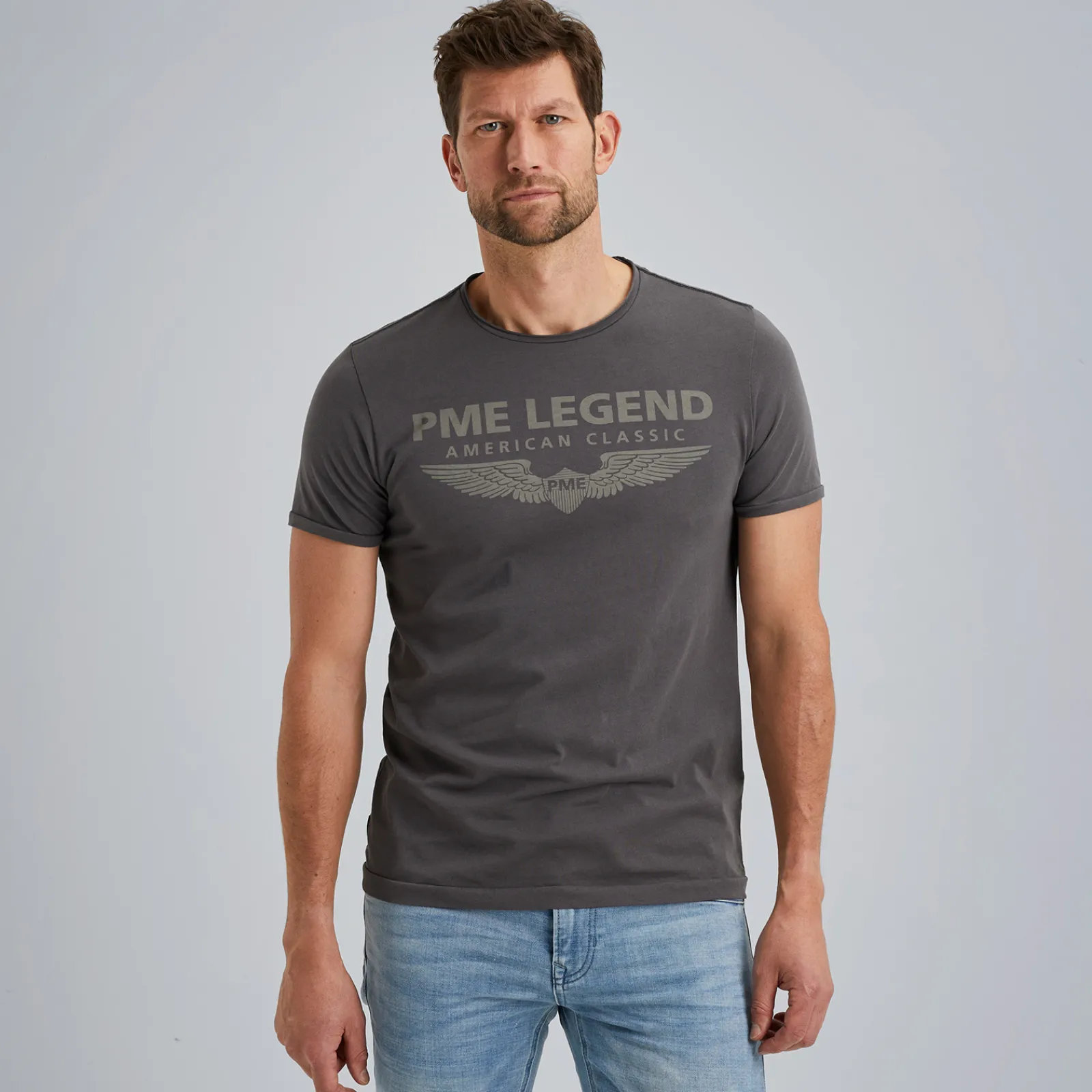 PME Legend Short Sleeve T-shirt Grijs Shop