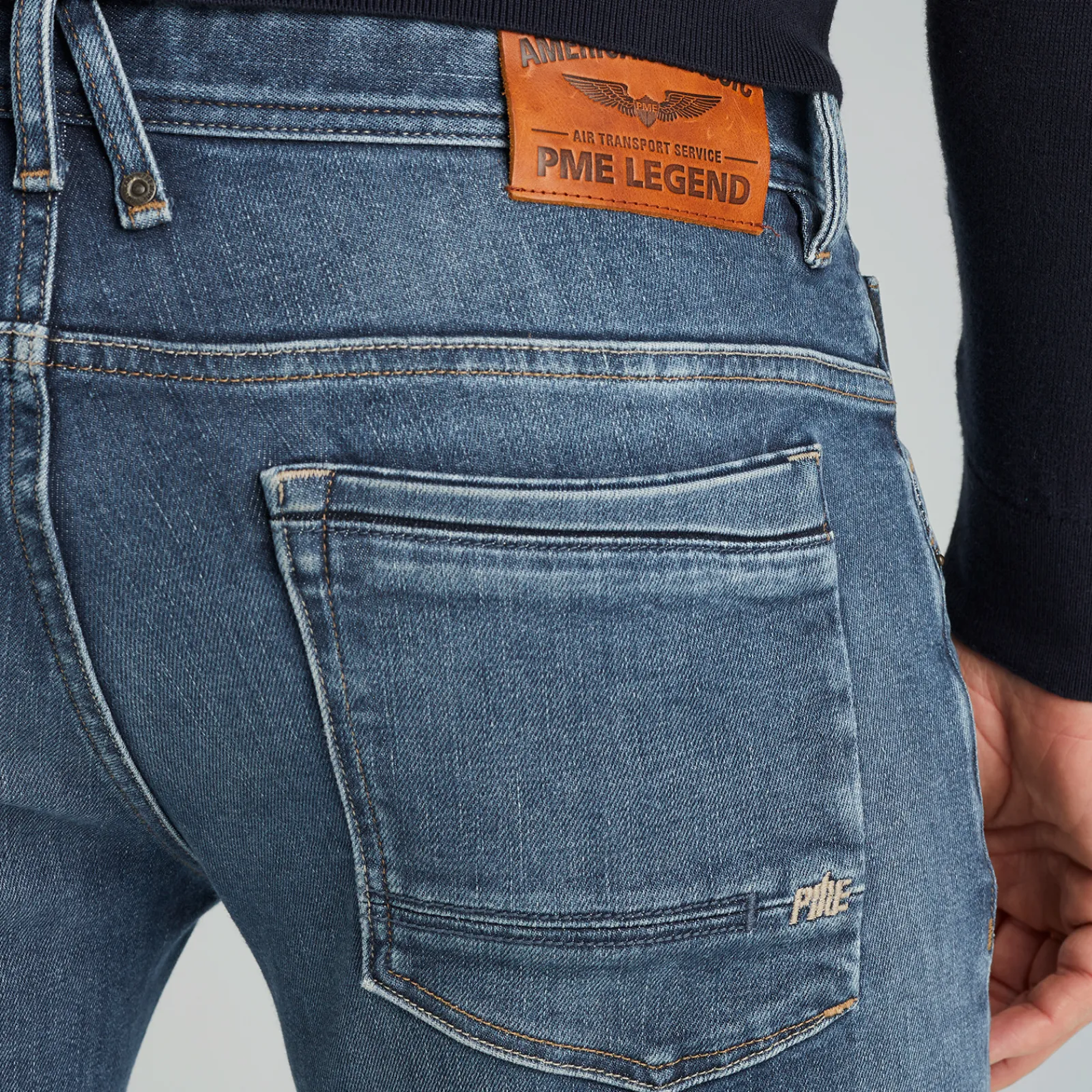 PME Legend Skyrak Regular Fit Jeans Blauw Outlet
