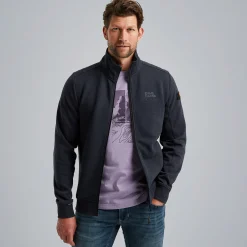 PME Legend Sweat Jacket Met Ritssluiting Blauw Shop