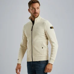 PME Legend Sweat Jacket Met Ritssluiting Beige Store