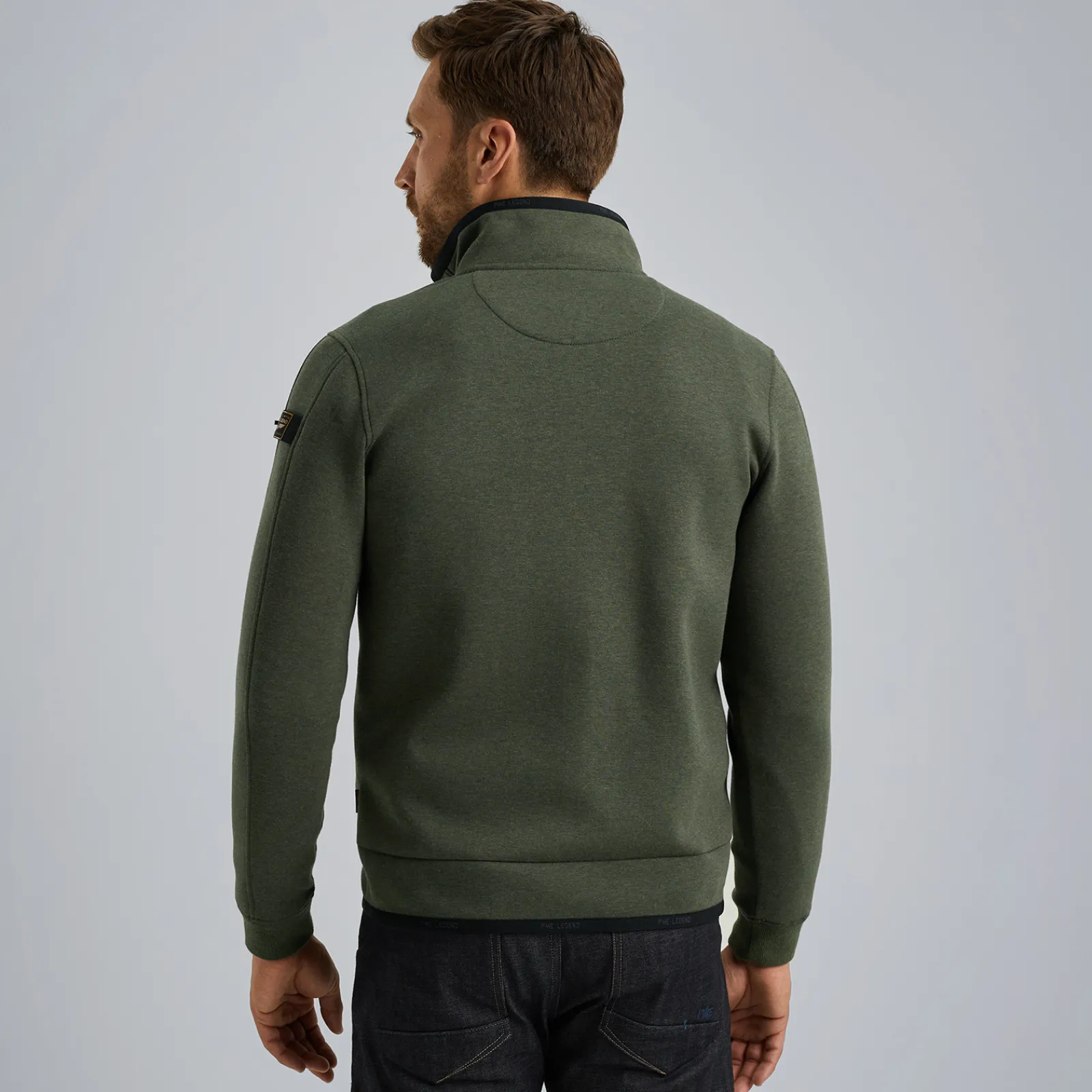 PME Legend Sweat Jacket Met Ritssluiting Groen Best