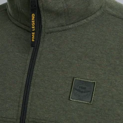 PME Legend Sweat Jacket Met Ritssluiting Groen Best