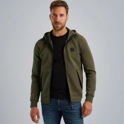 PME Legend Sweat Jacket Met Ritssluiting Groen Shop