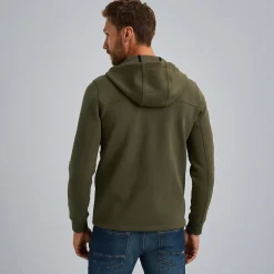 PME Legend Sweat Jacket Met Ritssluiting Groen Shop