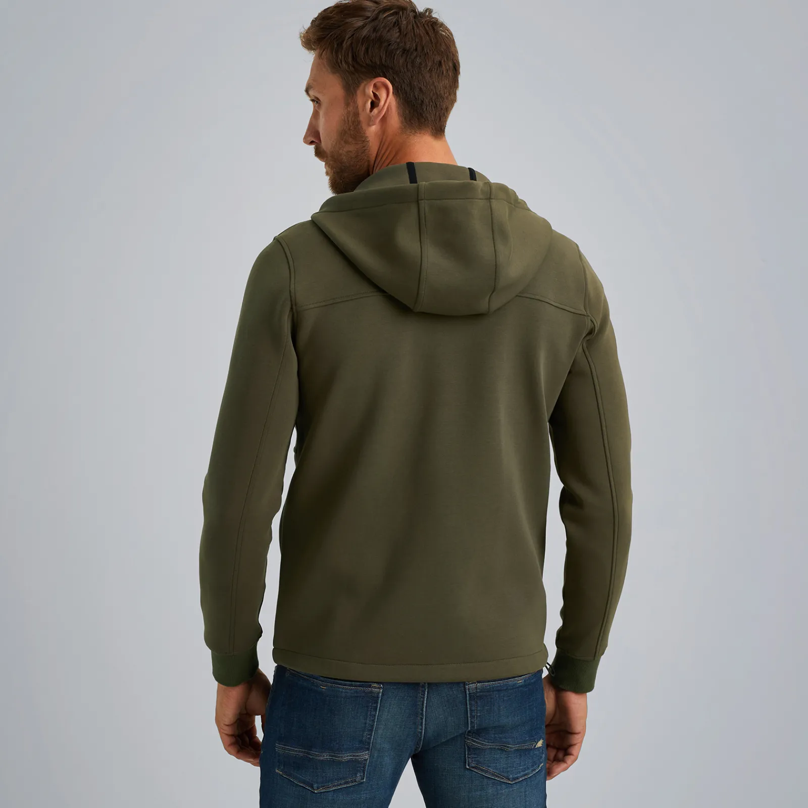 PME Legend Sweat Jacket Met Ritssluiting Groen Shop