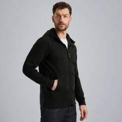 PME Legend Sweat Jacket Met Ritssluiting Zwart Flash Sale